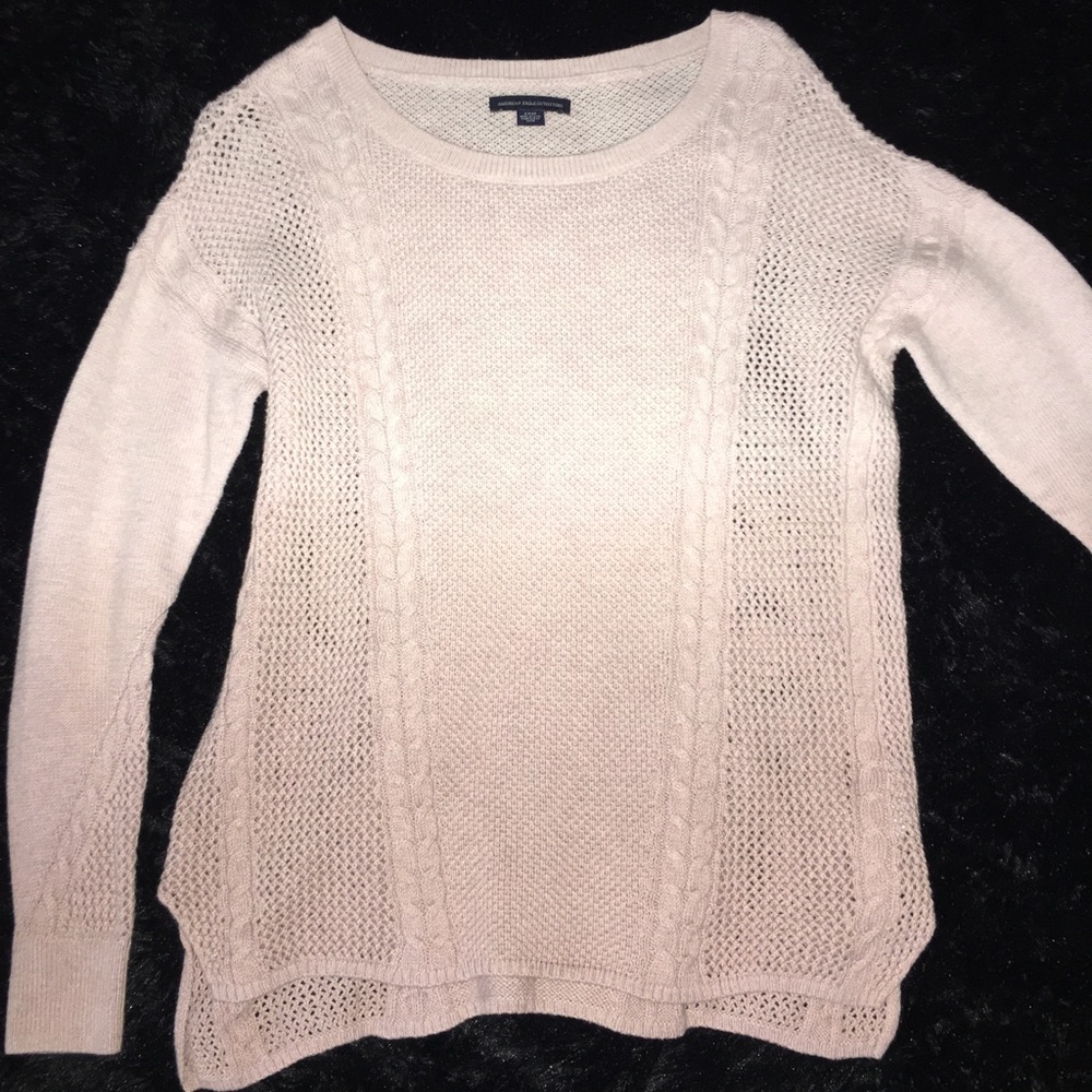 Light Pink Gradient American Eagle Sweater